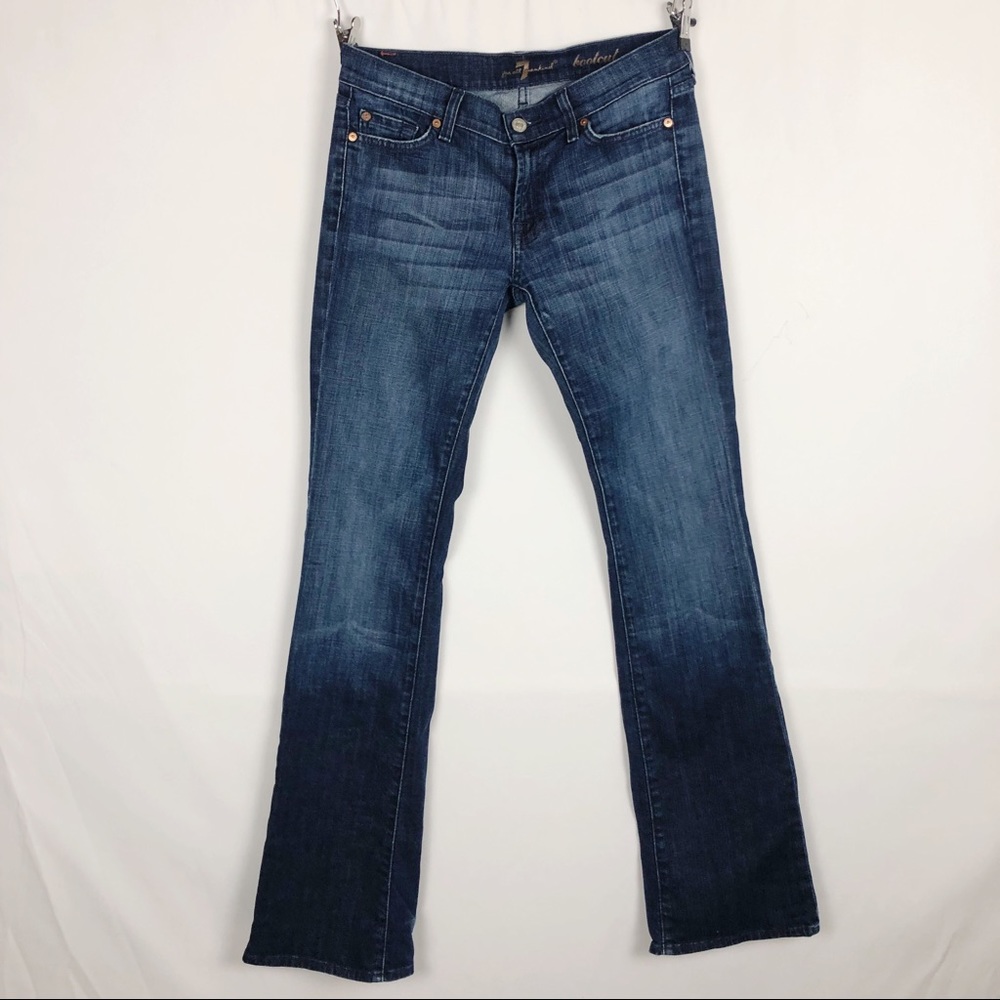 7 FOR ALL MANKIND boot cut denim jeans. Si…
